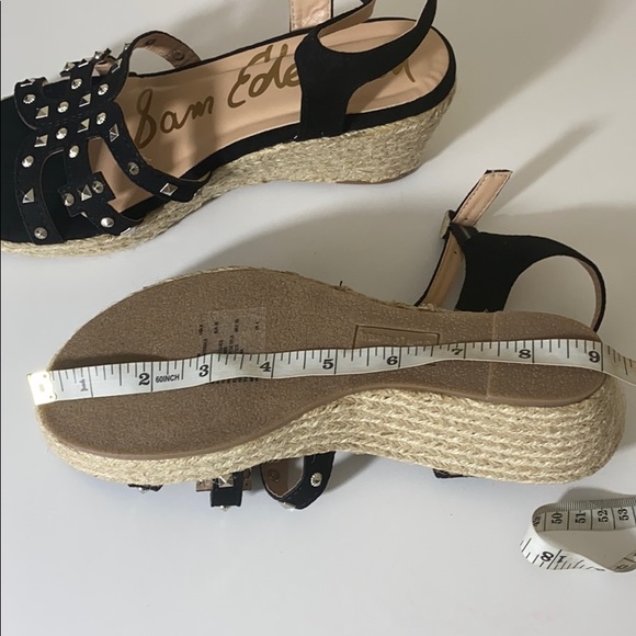 Sam Edelman kids Elsie Eleanor Wedge Sandal for girls in black - Picture 5 of 6